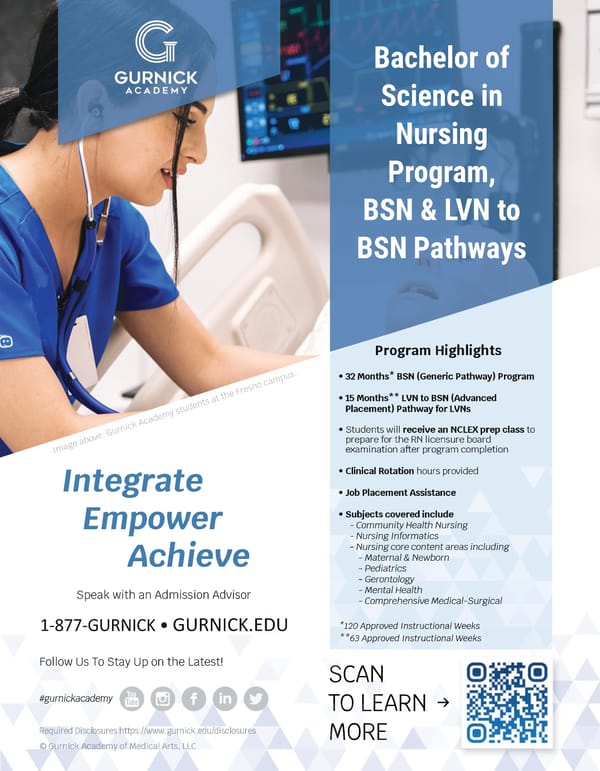 Bachelor of Science in Nursing BSN LVN to BSN - Page 1