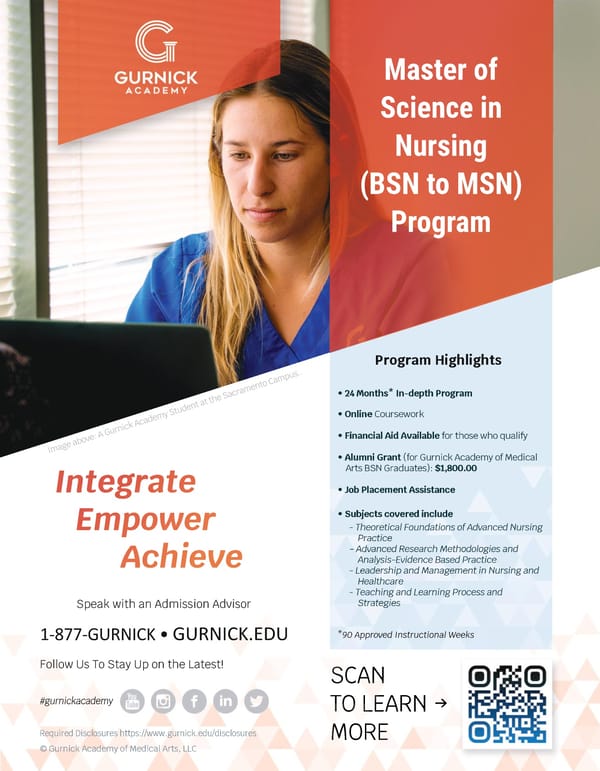 Master of Science in Nursing BSN to MSN - Page 1